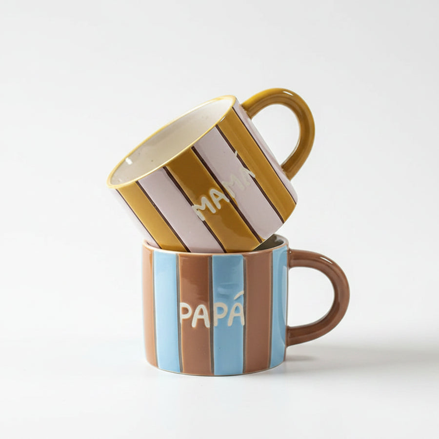 “Mamá & Papá” Ceramic Mugs 400ml
