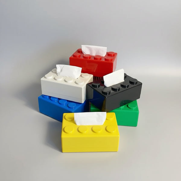 Fun LEGO-Inspired Tissue Holder