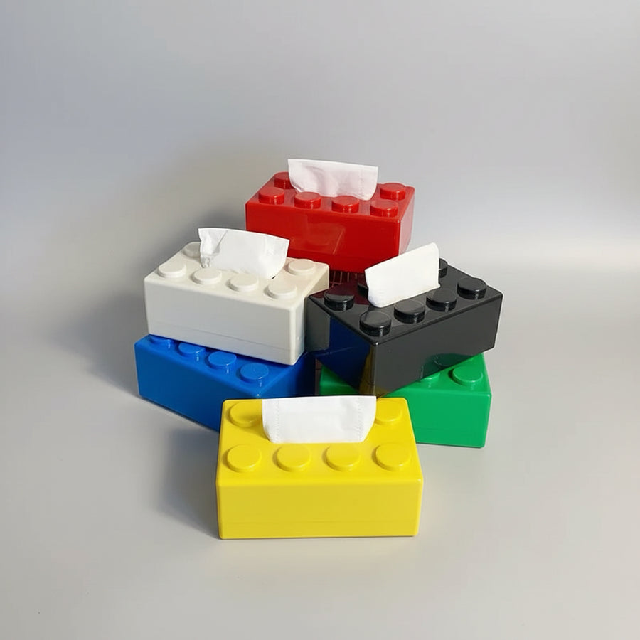 Fun LEGO-Inspired Tissue Holder