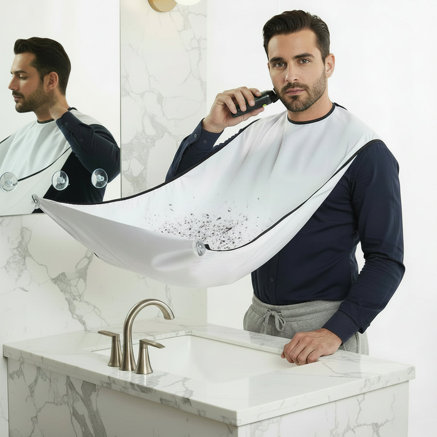 No-Mess Beard Trimming Cape