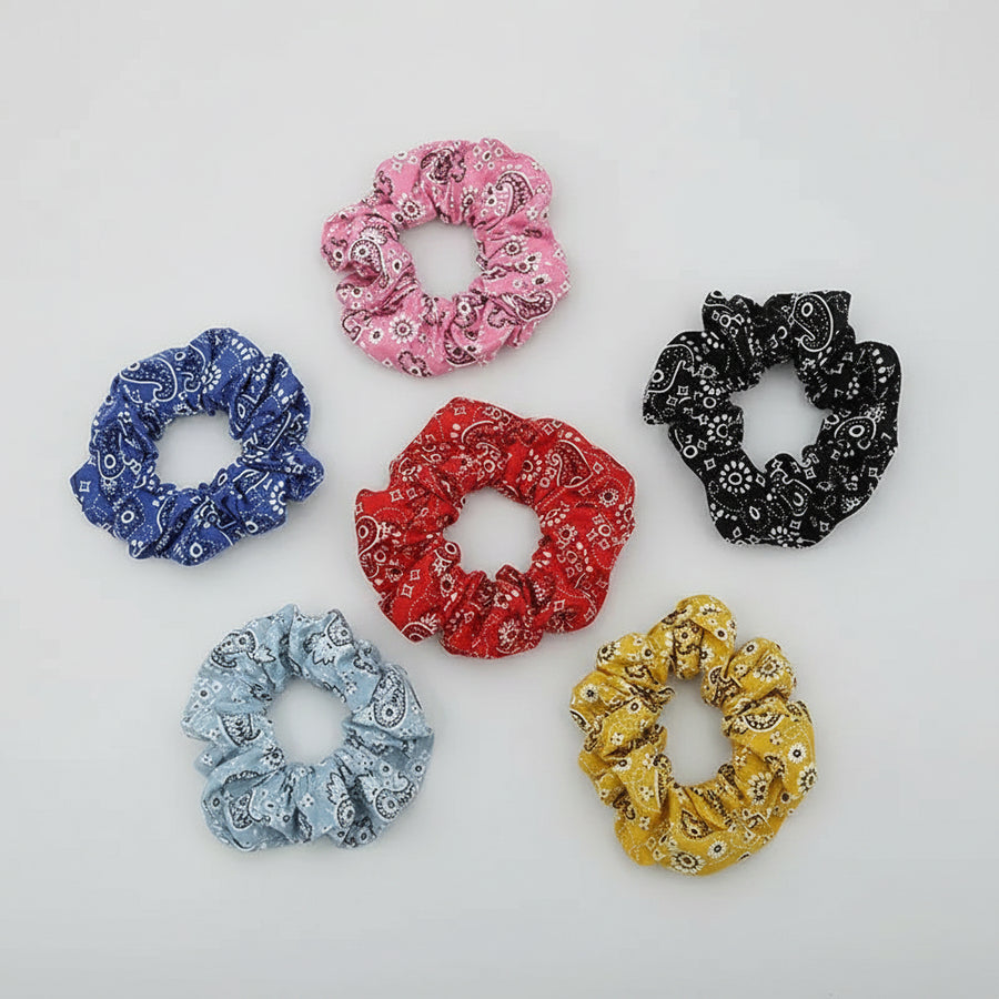 Paisley Hair Scrunchies