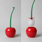 Cherry-Shaped Toilet Brush & Holder Set