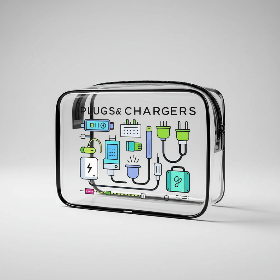Tech Organizer Bag – Cute Travel Cord & Charger Pouch