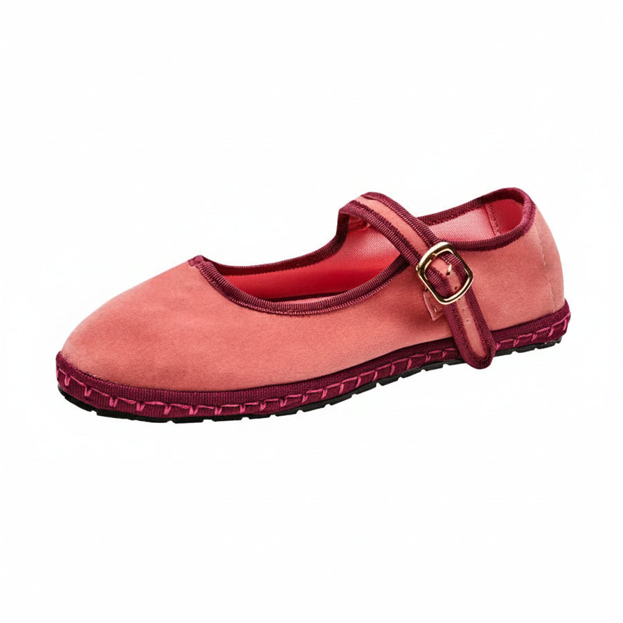 Velvet style Ballet Flats